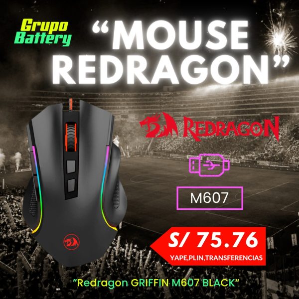 Mouse Redragon GRIFFIN M607 BLACK