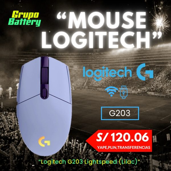 Mouse Logitech G203 Lightspeed (Lilac)