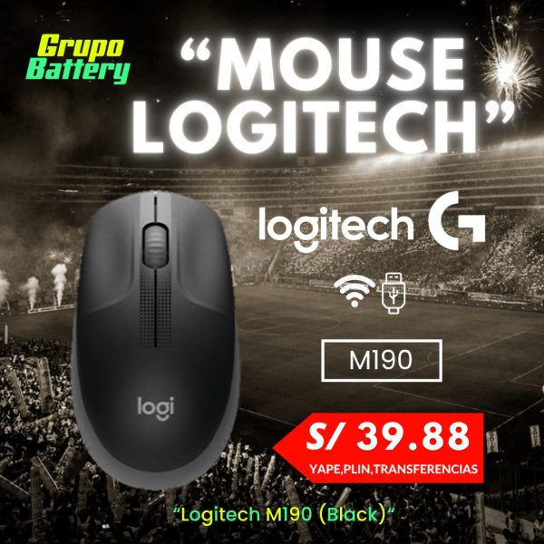 Mouse Logitech M190 (Black)